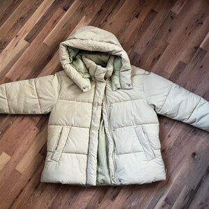 Zara Mint Green Quilted Jacket